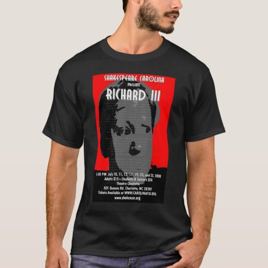 RICHARD III T-SHIRT (Voorkant)