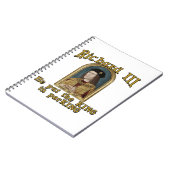 Richard III Zet de koning in het ParKING-shirt Notitieboek (Linkerzijde)
