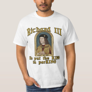 Richard III Zet de koning in het ParKING-shirt T-shirt
