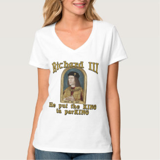 Richard III Zet de koning in het ParKING-shirt T-shirt