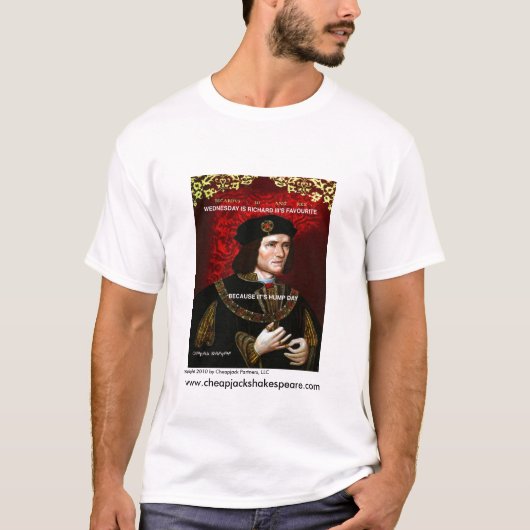 Richard III's favoriete dag T-shirt (Voorkant)