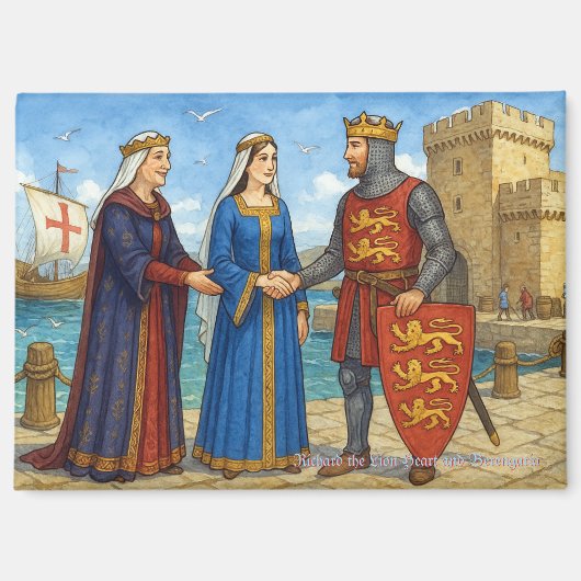 Richard Leeuwenhart ontmoet Berengaria Magneet (Voorkant)