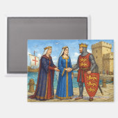 Richard Leeuwenhart ontmoet Berengaria Magneet (Voorkant / Achterkant)