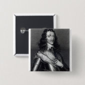 Richard Lovelace Vierkante Button 5,1 Cm (Voorkant /achterkant)
