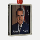 Richard M. Nixon 37th President Metalen Ornament (Rechts)