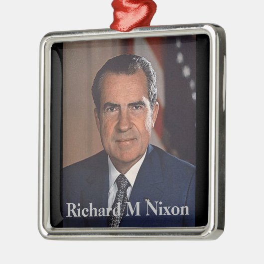 Richard M. Nixon 37th President Metalen Ornament (Links)