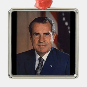 Richard M. Nixon 37th President Metalen Ornament