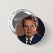 Richard M. Nixon Ronde Button 5,7 Cm (Voorkant /achterkant)