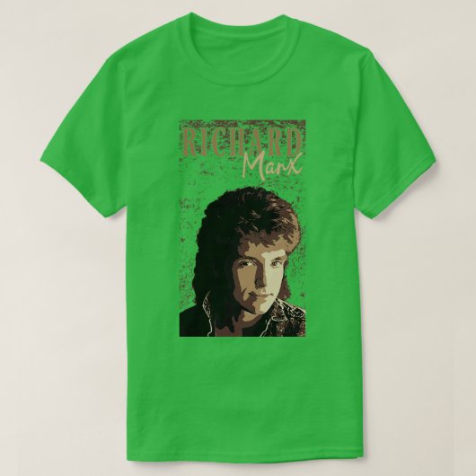 Richard Marx 80s Bruin vintage T-shirt (Design voorkant)