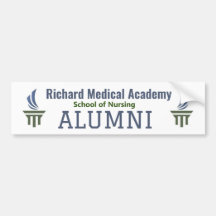 Richard Medical Academy Alumni Bumpersticker