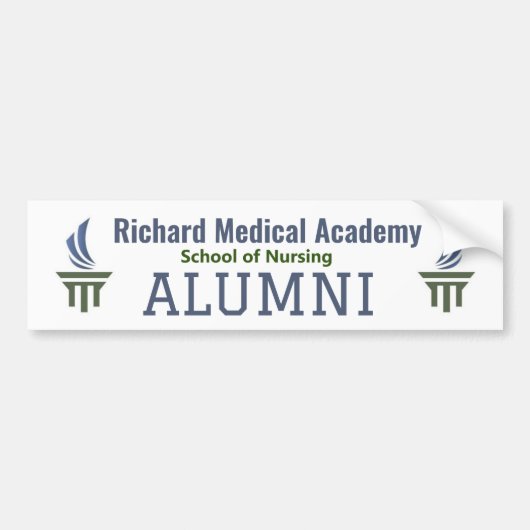 Richard Medical Academy Alumni Bumpersticker (Voorkant)
