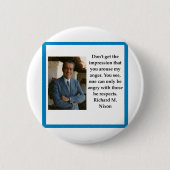 richard, milhous, nixon, president, gop, conservat ronde button 5,7 cm (Voorkant)