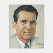 Richard Milhouse Nixon Fleece Deken (Voorkant)