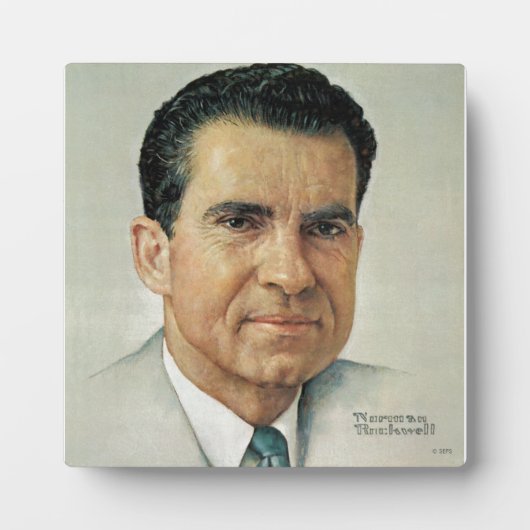 Richard Milhouse Nixon Fotoplaat (Voorkant)