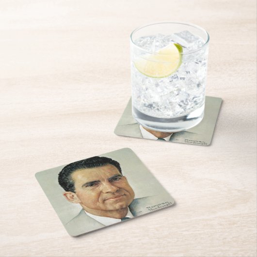 Richard Milhouse Nixon Kartonnen Onderzetters (Insitu)