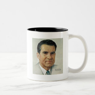 Richard Milhouse Nixon Tweekleurige Koffiemok