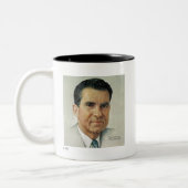 Richard Milhouse Nixon Tweekleurige Koffiemok (Links)