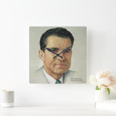 Richard Milhouse Nixon Vierkante Klok (Huis)