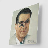 Richard Milhouse Nixon Vierkante Klok (Hoek)