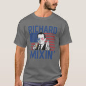 Richard Mixin 4 juli Drink President Nixon T-shirt (Voorkant)