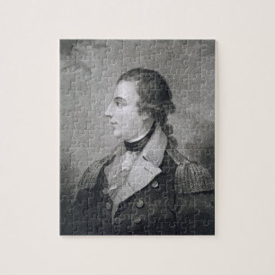 Richard Montgomery (1736-75), gegraveerd door E. M Legpuzzel