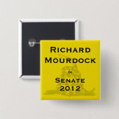 Richard Mourdock for Senate Tea-Party Button (Voorkant /achterkant)