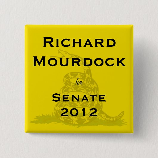 Richard Mourdock for Senate Tea-Party Button (Voorkant)