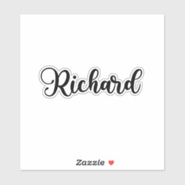 Richard Name - Handgeschreven kalligrafie Sticker