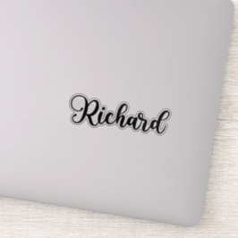 Richard Name - Handgeschreven kalligrafie Sticker