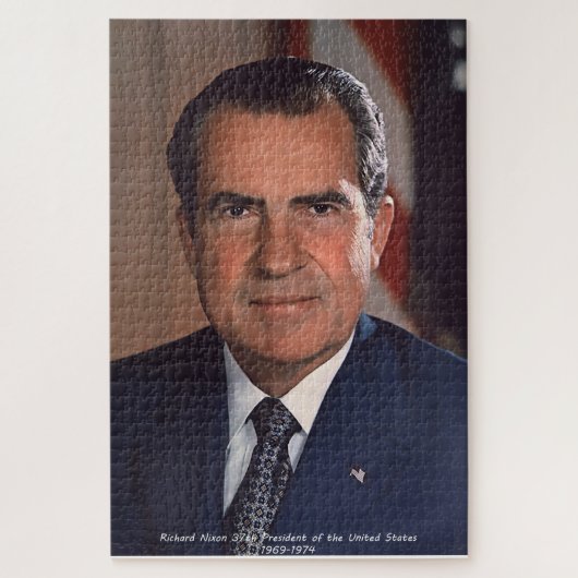 Richard Nixon 37e President van de Verenigde State Legpuzzel (Verticaal)