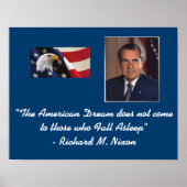 Richard Nixon American Dream Poster (Voorkant)