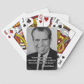 Richard Nixon Anti-Pistool speelkaarten (Achterkant)