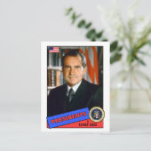 Richard Nixon Baseball Card Briefkaart (Staand voorkant)