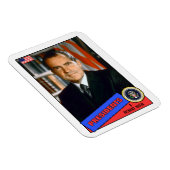 Richard Nixon Baseball Card Magneet (Rechterzijde)