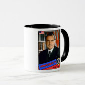 Richard Nixon Baseball Card Mok (Voorkant rechts)