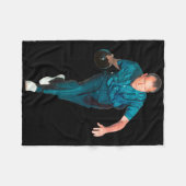 Richard Nixon Bowling Fleece Deken (Voorkant (Horizontaal))