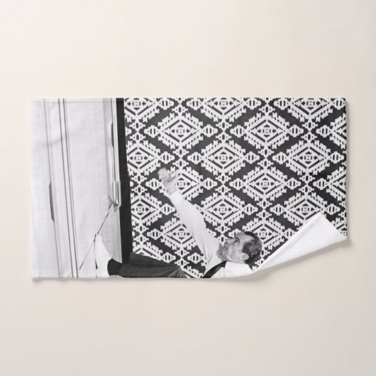 Richard Nixon Bowling Handdoek (Handdoek)