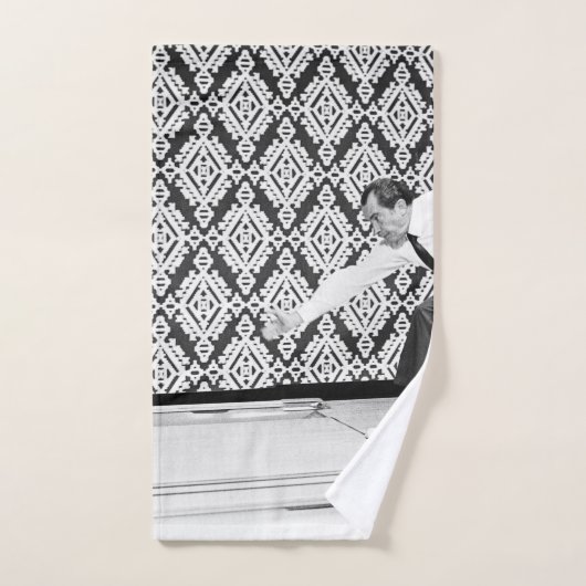 Richard Nixon Bowling Handdoek (Handdoek)
