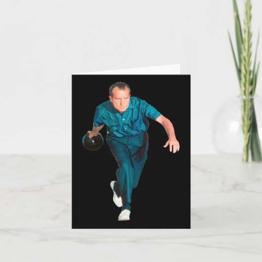 Richard Nixon Bowling Kaart (Voorkant)
