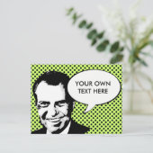 Richard Nixon Briefkaart (Staand voorkant)