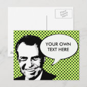 Richard Nixon Briefkaart (Voorkant / Achterkant)