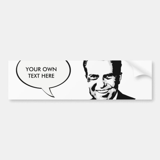 Richard Nixon Bumpersticker (Voorkant)