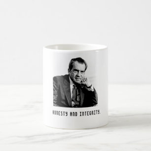 Richard Nixon Eerlijkheid en Integriteit Koffie Mo Koffiemok