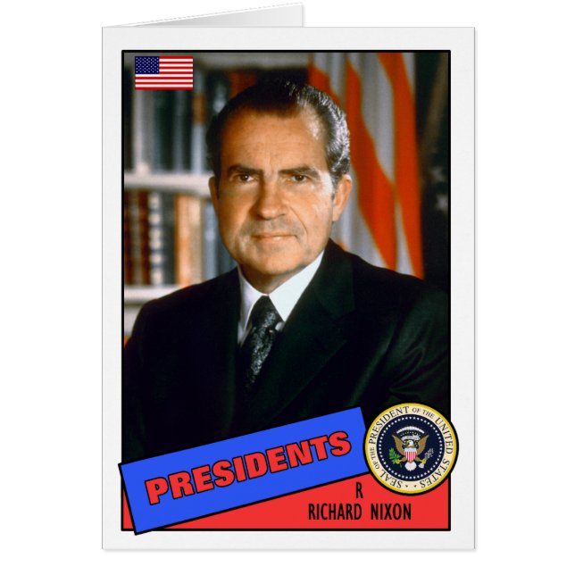Richard Nixon-honkaarten (Voorkant)