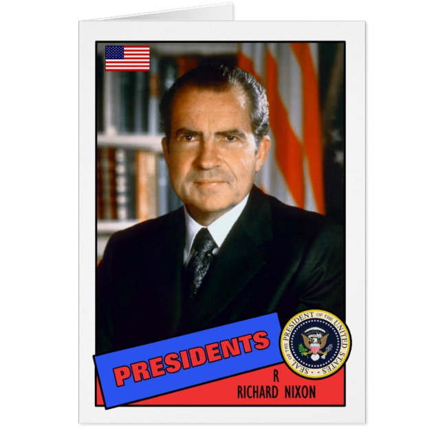 Richard Nixon-honkaarten (Voorkant)