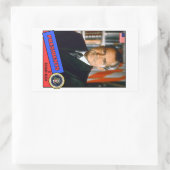 Richard Nixon-honkaarten Rechthoekige Sticker (Tas)
