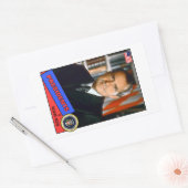 Richard Nixon-honkaarten Rechthoekige Sticker (Envelop)