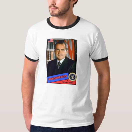 Richard Nixon-honkaarten T-shirt (Voorkant)