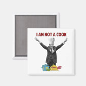 Richard Nixon Ik ben geen Cook Magnet (Voorkant / Achterkant)