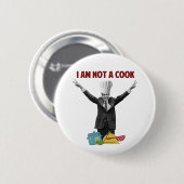 Richard Nixon Ik ben geen Cook Pin Button (Voorkant /achterkant)